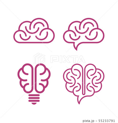 Various brain icons Various brain icons 55233791
