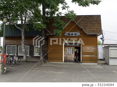 塘路駅　　のろっこ号　釧路湿原　ＪＲ北海道　観光列車 55234094