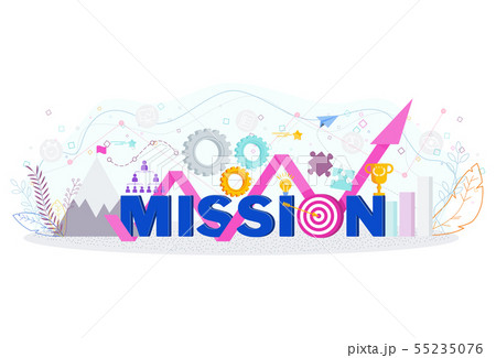 Business Mission Statement Word Mission のイラスト素材