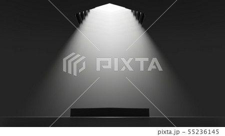 3D illustration. Showcase platform mockup 3D illustration. Showcase platform mockup 55236145