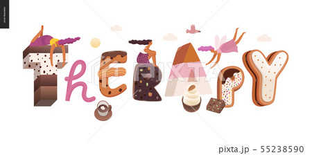 Dessert temptation font 55238590