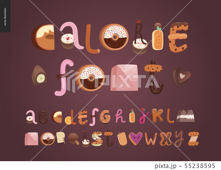 Dessert temptation font 55238595