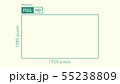 HD画質　動画解像度サンプル素材 55238809