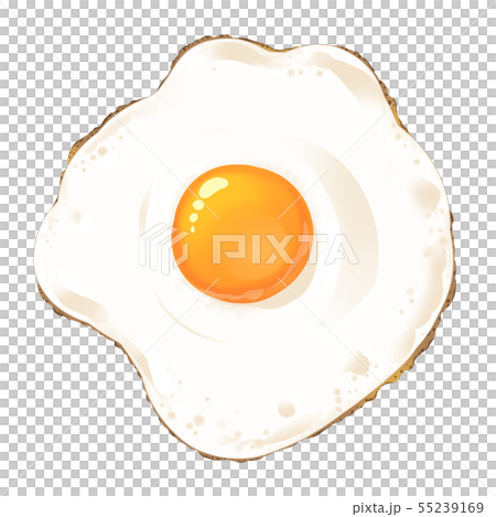 目玉焼きのイラスト素材