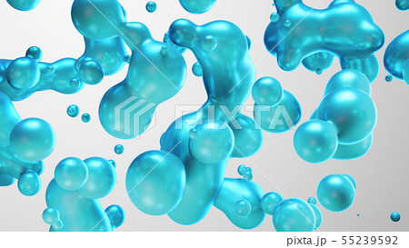 3d render Birch Motion minimal art liquid background 55239592