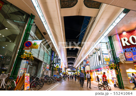 日本の川崎都市景観 川崎 銀柳街を望む 日本の川崎都市景観 川崎 銀柳街を望む 55241064