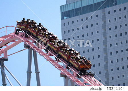 横浜コスモワールドのジェットコースター 55241104