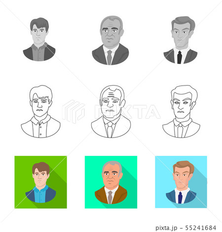 Vector design of checkmate and thin sign. Collection of checkmate and target stock vector Vector design of checkmate and thin sign. Collection of checkmate and target stock vector 55241684