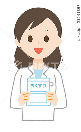 白衣の女性　お薬 55241897