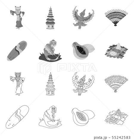 Vector illustration of and travel sign. Collection of and traditional vector icon for stock. 55242583