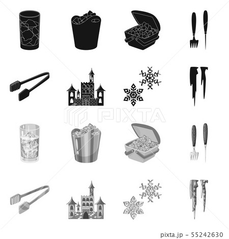 Vector illustration of texture and frozen sign. Set of texture and transparent stock vector Vector illustration of texture and frozen sign. Set of texture and transparent stock vector 55242630