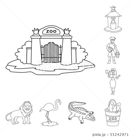 Isolated object of entertainment and forest symbol. Set of entertainment and park vector icon for Isolated object of entertainment and forest symbol. Set of entertainment and park vector icon for 55242971
