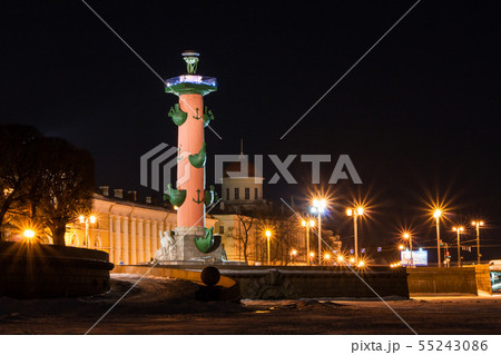 rostral column on the embankment of the Neva rostral column on the embankment of the Neva 55243086