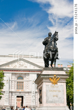Monument to Peter the Great next to Mikhailovsky Monument to Peter the Great next to Mikhailovsky 55243176