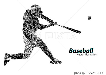 Baseball Silhouette Stock Illustrations – 14,207 Baseball