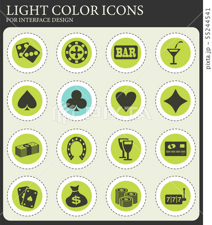 casino icon set casino icon set 55244541