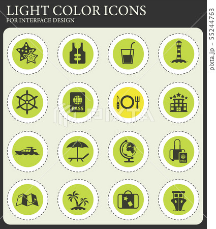 cruise icon set cruise icon set 55244763