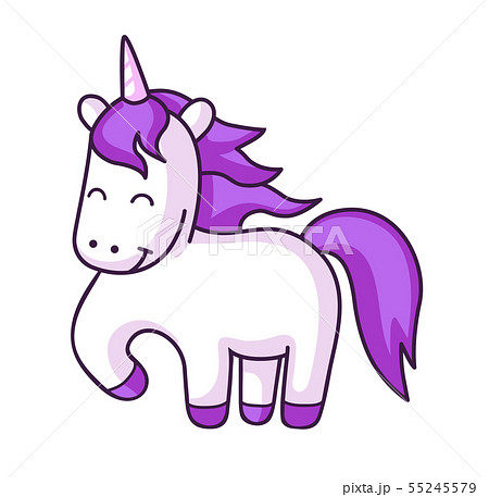 Unicorn. Cute magic cartoon animal. Unicorn. Cute magic cartoon animal. 55245579