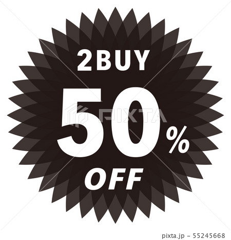 2BUY 50%OFF ラベル 55245668