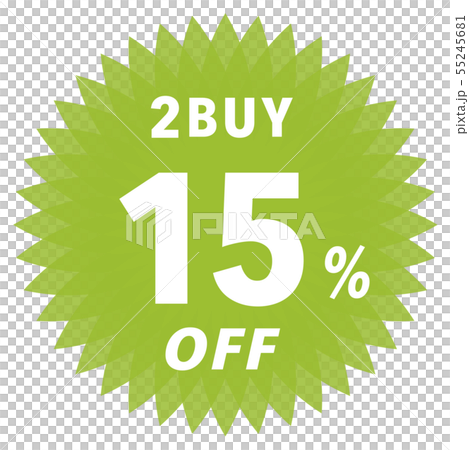 2BUY 15% OFF label 2BUY 15% OFF label 55245681