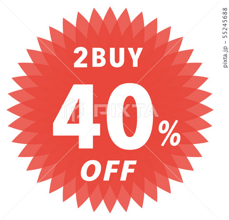 2BUY 40%OFF ラベル 55245688