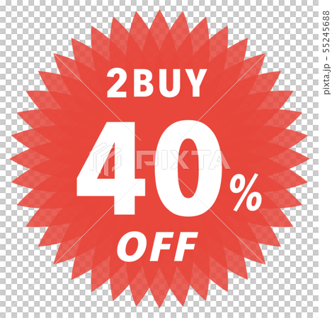2BUY 40%OFF ラベル 55245688