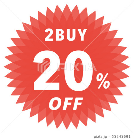 2BUY 20%OFF ラベル 55245691