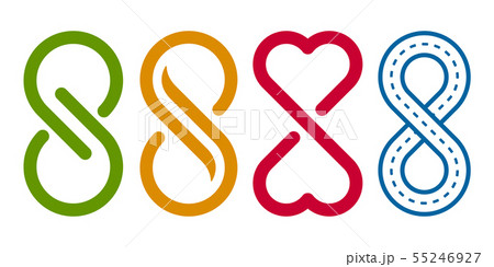 Infinity icon set Infinity icon set 55246927