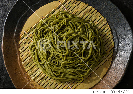 うちたて新そば Newly made raw soba Japanese foods うちたて新そば Newly made raw soba Japanese foods 55247776