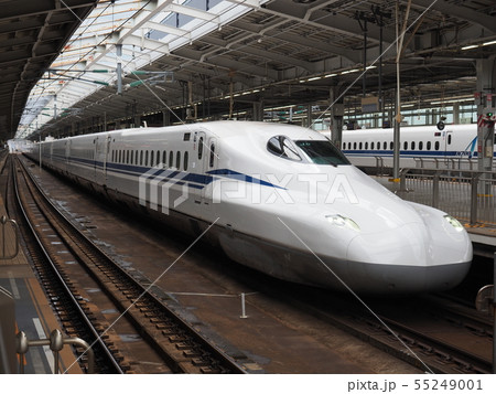 新幹線N700S試運転 新大阪駅にて 新幹線N700S試運転 新大阪駅にて 55249001