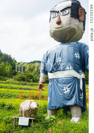明日香村 彼岸花祭りの案山子 明日香村 彼岸花祭りの案山子 55250599