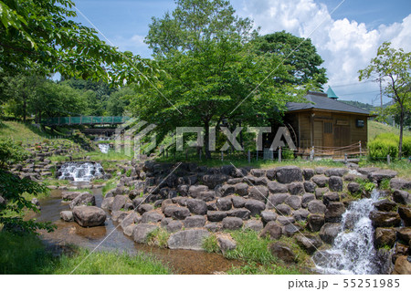 矢瀬遺跡　矢瀬親水公園　水車小屋　群馬県みなかみ町　 55251985