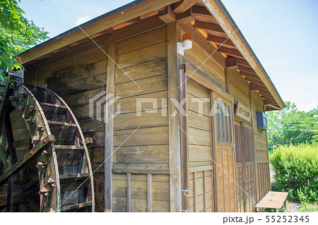 矢瀬親水公園　水車　矢瀬遺跡　群馬県みなかみ町　 55252345