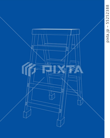 Outline household steps. Vector 55252388