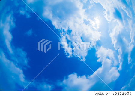 7月の空（魚眼） 55252609