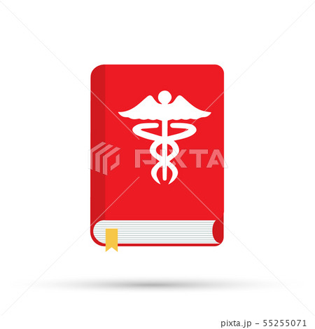 Medical book. Vector illustration, icon flat style 55255071