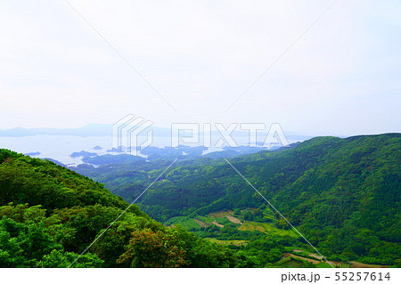 九十九島と棚田 55257614