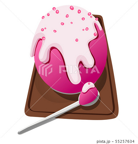 This is a vector file of Kakigori or Bingsu or 55257634