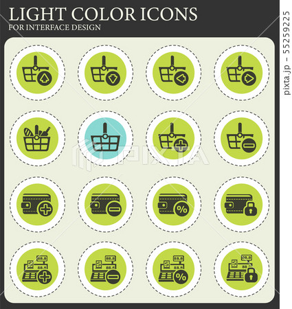 marketing and e-commerce icon set 55259225