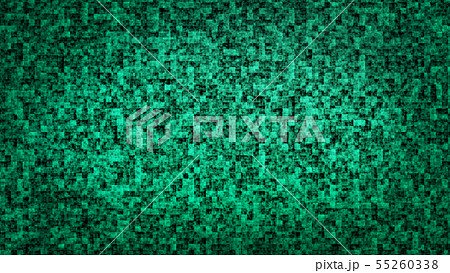 CGアブストラクト　ジオメトリックな背景素材　緑色 55260338