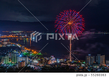 （長野県）諏訪湖サマーナイト花火 55260363