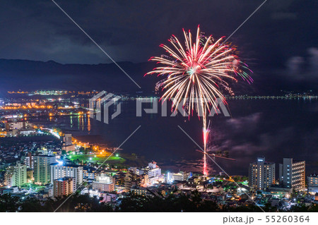 （長野県）諏訪湖サマーナイト花火 55260364