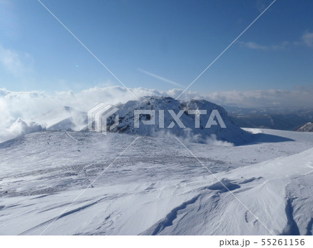 厳冬の活火山_北海道樽前山 厳冬の活火山_北海道樽前山 55261156