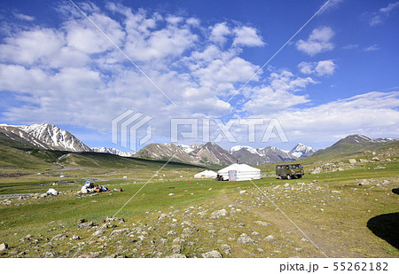 モンゴル ゲル テント 55262182