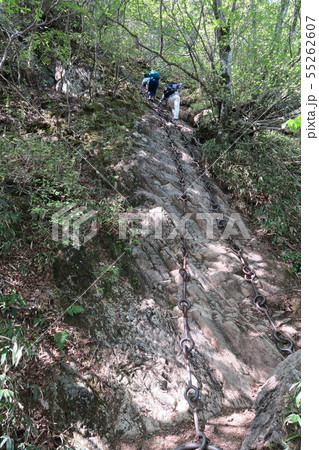 【日本百名山】石鎚山 試しの鎖 愛媛県西条市 【日本百名山】石鎚山 試しの鎖 愛媛県西条市 55262607
