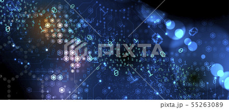 Abstract hexagon background. Technology poligonal Abstract hexagon background. Technology poligonal 55263089
