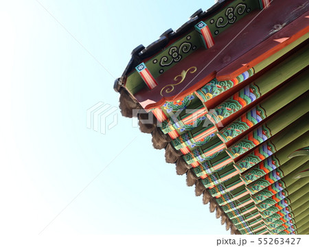 寺院 モノラル 軒下 55263427