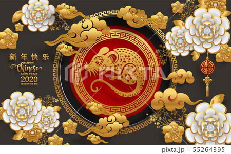 Chinese new year 2020. 55264395