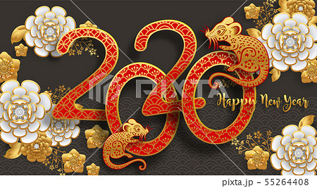 Chinese new year 2020. 55264408