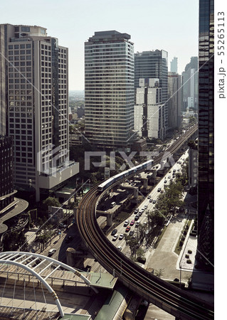 The modern buildings of the city skyscrapers The modern buildings of the city skyscrapers 55265113